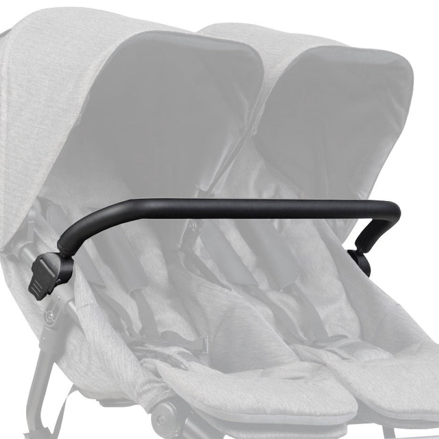mountain buggy duet luxury leather handlebar in black