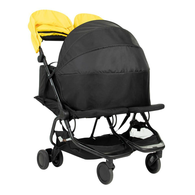 cocoon™ for twins shown as an example in place on a Mountain Buggy nano duo stroller