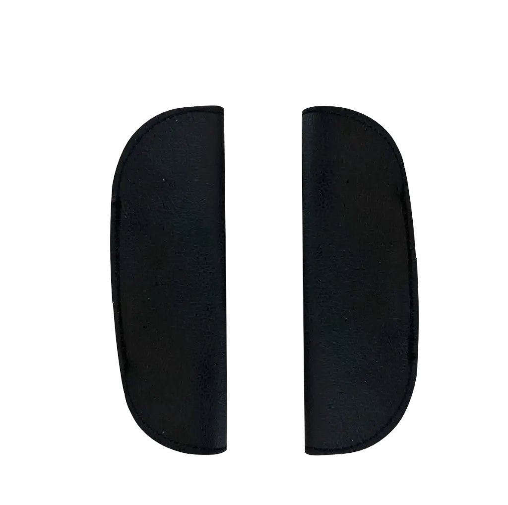 harness shoulder pads (pair) for luxury collection - black